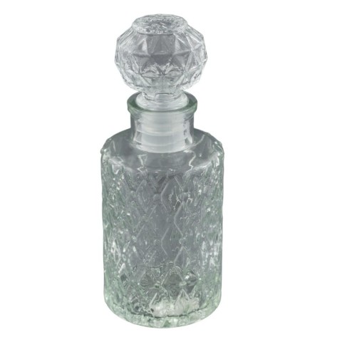 BOTTIGLIA CILINDRO 5X5XH13.5 125ML TRAMA A ROMBI